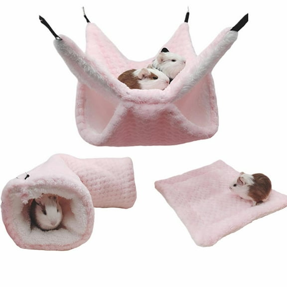 Squirrel, Fancy Rat, and Sugar Hanging Double-Decker Hammock Sleep Sack
