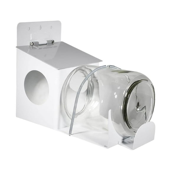 Squirrel Feeder Feeding Station House Transparent Plastic Material for Outdoor Garden Yard Wildlife Observation