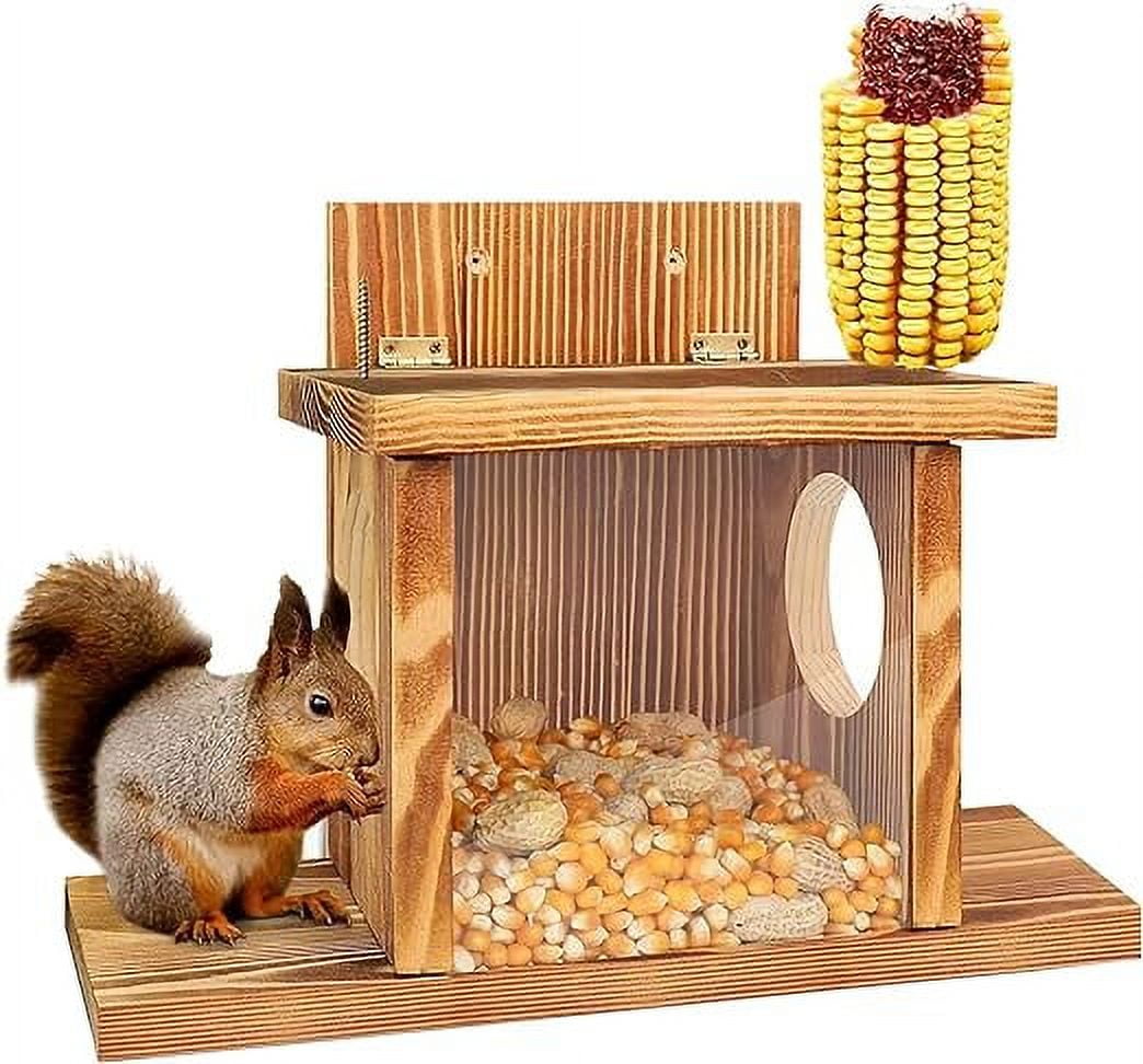 Squirrel Feeder,Squirrel Feeders for Outside Winter,Durable Squirrel