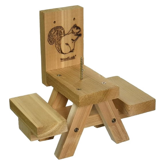 Squirrel Feeder for Picnic Tables by