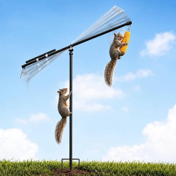 Squirrel Feeder with Corn Cob Holder, Spinning Feeder, Backyard Fun dad Gift,