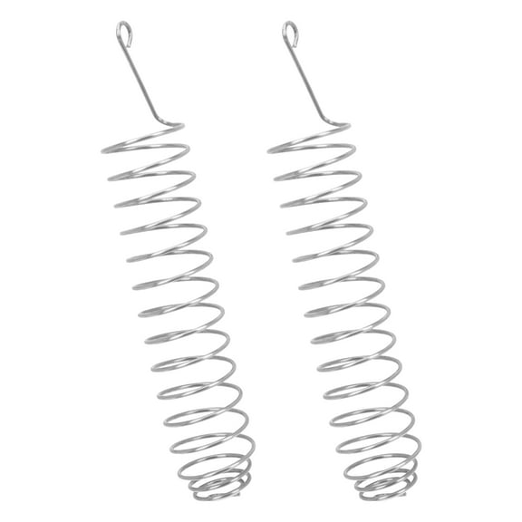 Squirrel Feeding Station Hanging Bird Feeder Peanut Devices Stainless Steel Feeders 2 Pcs