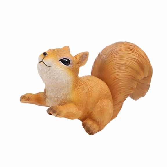 Squirrel Figurine Garden Statue Tree Peekers Sculpture Squirrel Trees Huggers