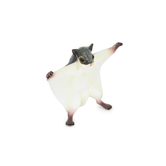 Squirrel, Flying Squirrel, Museum Quality, Hand Painted, Rubber Mammal, Realistic Toy Figure, Model, Replica, Kids, Educational, Gift, 6 1/2" CH233 BB120