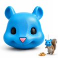 thumbnail image 1 of Squirrel Head Feeder, Funny Animal Face Hanging Feeder for Outdoor Garden | Big Mask Style Wildlife Feeding Station, Novelty Mouse Design, Easy-Fill Backyard Patio Decor, Weather-Ready Gift, 1 of 3