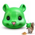 thumbnail image 1 of Squirrel Head Feeder, Funny Animal Face Hanging Feeder for Outdoor Garden | Big Mask Style Wildlife Feeding Station, Novelty Mouse Design, Easy-Fill Backyard Patio Decor, Weather-Ready Gift, 1 of 8