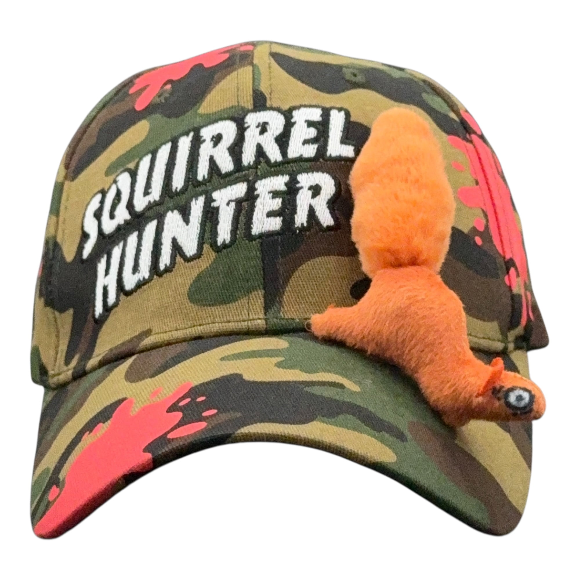 Squirrel Animal Snapback Cap Baseball Hat Adjustable Sun Hat Wildlife Squirrel embroidered dad hat, squirrel embroidered  main image 2