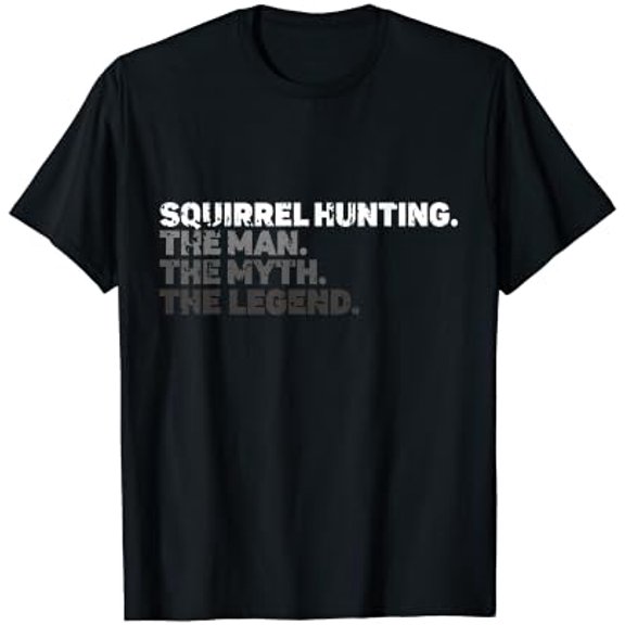 Squirrel Hunting Season Squirel Funny Vintage Hunter T-Shirt