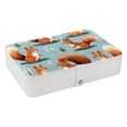 thumbnail image 1 of Squirrel Jewelry Organizer Display Case, PU Leather with Removable Compartment, Portable, 1 of 6