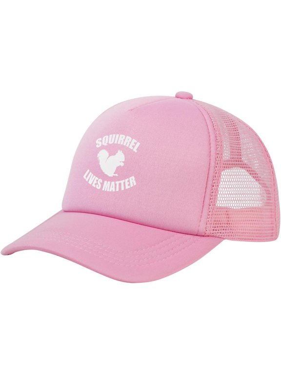 Squirrel Lives Matter Hat Mesh Trucker Hat Funny Baseball Cap Men Women