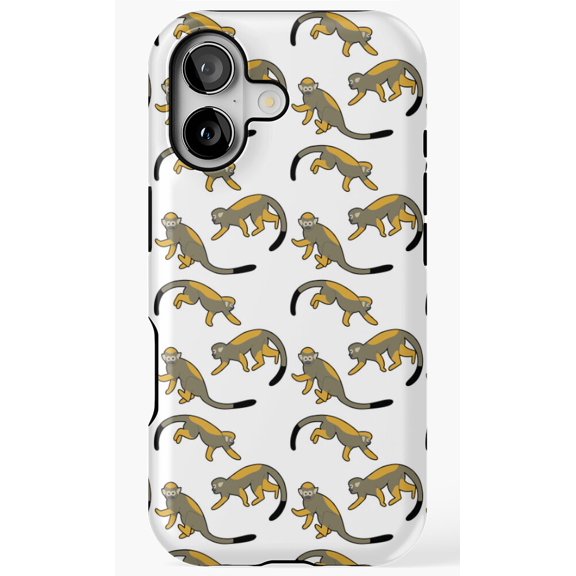 Squirrel Monkeys Animal Phone Case for iPhone 17 16 15 14 13 12 11 Pro Max