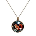 thumbnail image 1 of Squirrel Necklace Personalized Custom Photo Round Pendant Adjustable Stainless Steel Necklaces with Gift Box for Men Women Mothers Valentine's Jewelry Gift, 1 of 1