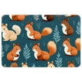 thumbnail image 1 of Squirrel Non-Slip Machine Washable Polyester Kitchen Mat Indoor Rug Kitchen Rug, 1 of 6