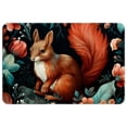 thumbnail image 1 of Squirrel Non-Slip Polyester Kitchen Mat Indoor Rug Area Rugs Machine Washable Indoor Mat, 1 of 6
