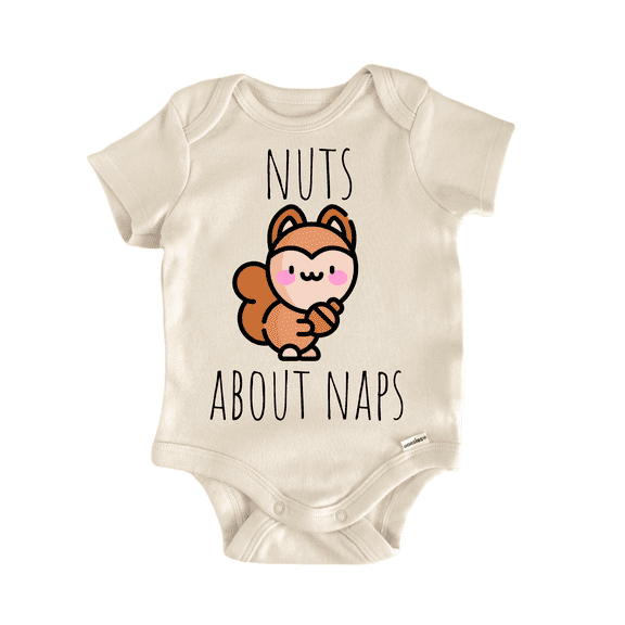 Squirrel Nuts Nap Newborn Baby Bodysuit