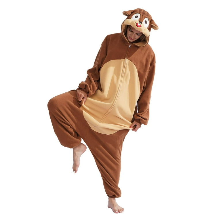 Squirrel Onesie Adult Animal Costumes, Comfy Fun Squirrel Costume