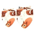 thumbnail image 1 of Squirrel Pack of Two Translucent Light and Breathable Chiffon Yarn Cat Bandanas, Size 40.6x40.6x58/16x16x22.8in, 53.3x53.3x76.2/20.9x20.9x30 in, 1 of 5