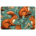thumbnail image 1 of Squirrel Polyester Non-Slip Chair Mat Rug Outdoor Carpet Door Mat Machine Washable, 1 of 6
