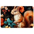 thumbnail image 1 of Squirrel Polyester Non-Slip Machine Washable Bath Rugs Door Rugs Floor Mat, 1 of 6