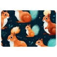 thumbnail image 1 of Squirrel Polyester Non-Slip Machine Washable Chair Mats Floor Mat Area Rug Set, 1 of 6