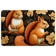 thumbnail image 1 of Squirrel Polyester Non-Slip Machine Washable Door Rug Game Mat Kitchen Rug Office Rugs, 1 of 6