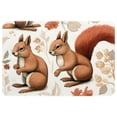 thumbnail image 1 of Squirrel Polyester Non-Slip Machine Washable Floor Rug Indoor Rug - Best Office Mat at Amazon, 1 of 6
