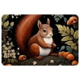 thumbnail image 1 of Squirrel Polyester Non-Slip Machine Washable Indoor Door Area Office Rug, 1 of 6