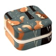 thumbnail image 1 of Squirrel Portable Square Jewelry Box for Rings Earrings Necklaces Bracelets Girls Women Travel Organizer Decorative Display, 1 of 6
