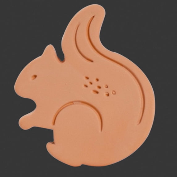 Squirrel Printing Terracotta Brown Sugar Saver and Softener Disc Cute Reusable Brown Sugar Keeper with Wild Animal Design Terra Cotta Kitchen Gadgets to Maintain Food Moisture in Storage Container(E)