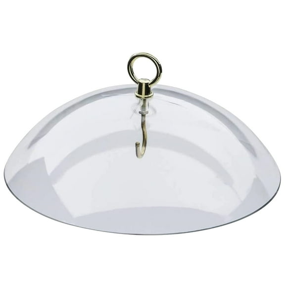 Squirrel Proof Bird Feeder Baffle Cover, Hanging Feeder Rain Guard to Protect Seeds from Squirrels & Weather