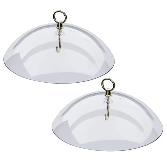 Squirrel-Proof Bird Feeder Dome – Protective Rain Cover & Baffle for Hanging Feeders – Clear Weather Shield