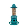 thumbnail image 1 of Squirrel Proof Bird Feeder for Outdoor Hanging - Plastic Green 6 Ports Tube 4LB Feeder, Large Squirrel Proof, Chew-Proof, Suitable for Wild Birds, Cardinal, Finch, Easy Clean Backyard Decor, 1 of 5