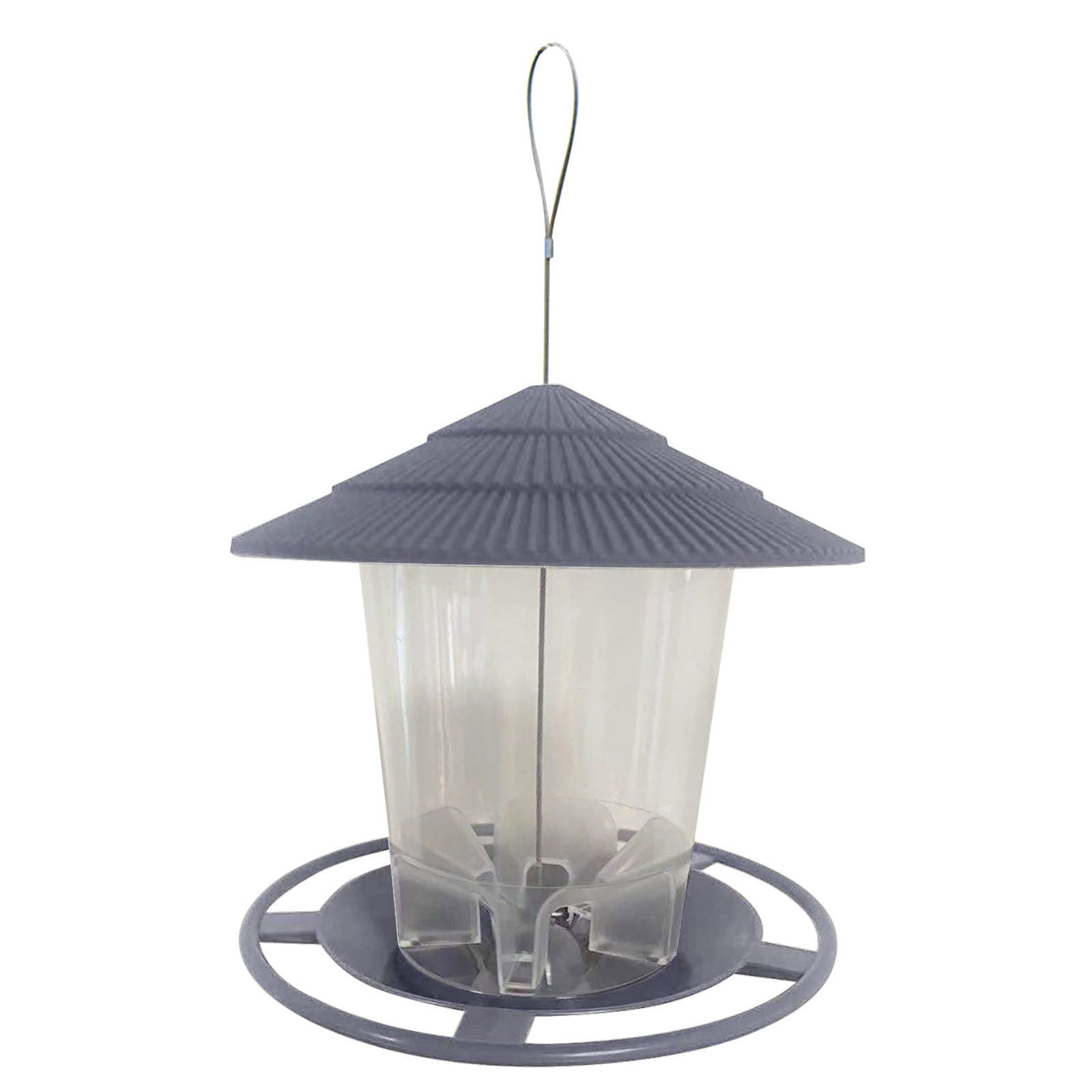 Squirrel-Proof Bird Feeder for Outdoors, Hanging Wild Bird Feeder with Adjustable Perch & Sturdy Roof â Easy to Clean & Fill, for Garden, Backyard, or Terrace