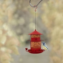 Squirrel Proof Bird Feeders, Outdoor Anti-squirrel Bird Feeder, Gravity Protection Anti Squirrel Wild Metal Bird Feeders for Outdoors Hanging