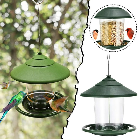 Squirrel Proof Outdoor Bird Feeder for Garden and Yard Decoration with Hanging Design