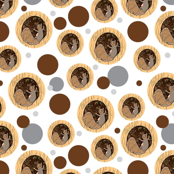 Squirrel Protecting His Nuts Premium Gift Wrap Wrapping Paper Roll