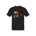 thumbnail image 1 of Squirrel Reading by Lamp Light Men's T-shirt, 1 of 3