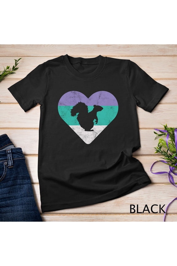 Squirrel Retro Gift For Women or Girls Unisex T-shirt