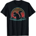 thumbnail image 1 of Squirrel Retro Vintage 80s Style Gift T-Shirt, 1 of 3