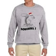 thumbnail image 1 of Squirrel! Santa Sweatshirt Men -Smartprints Designs, Male Large, 1 of 4