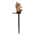 thumbnail image 1 of Squirrel Shape Resin Bird Lamp Solar-Powered Outdoor Garden Stake Light Landscape Solar Light, Animal Path Light for Patio Yard Landscape Decoration, 1 of 5