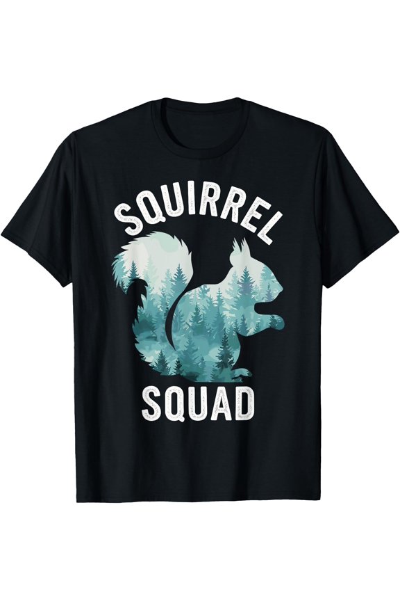 Squirrel Squad T-Shirt, Unisex T-Shirt