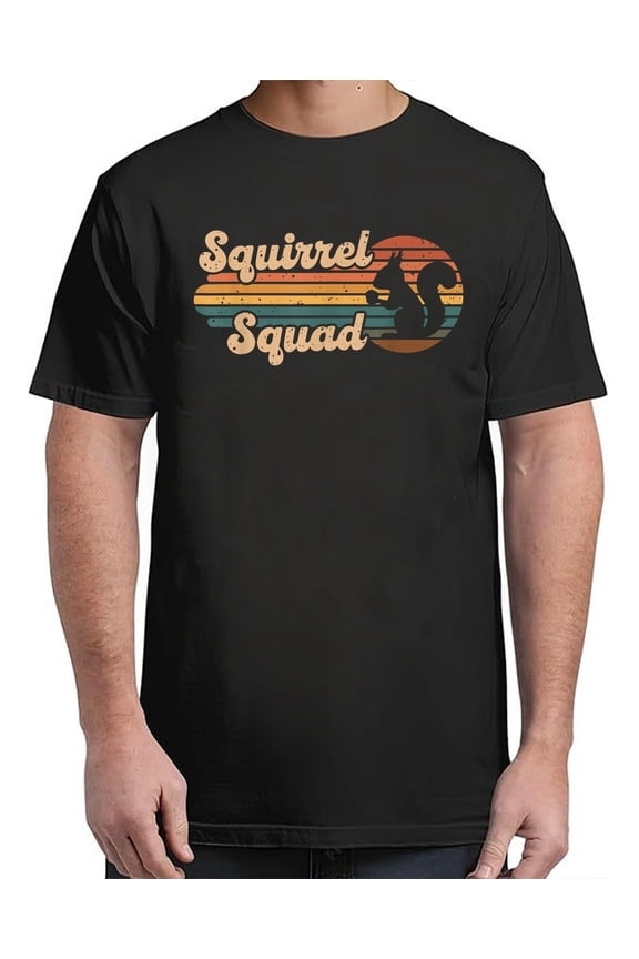 Squirrel Squad Vintage Adult S-4XL T-Shirt