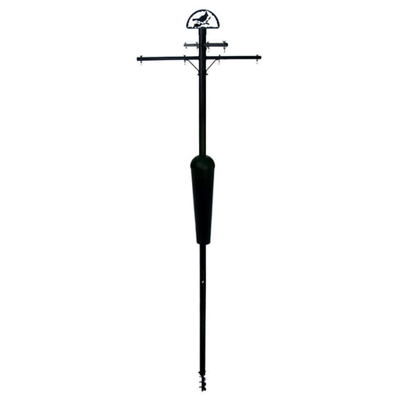 Squirrel Stopper Deluxe Squirrel Proof Bird Feeder Pole System with Baffle