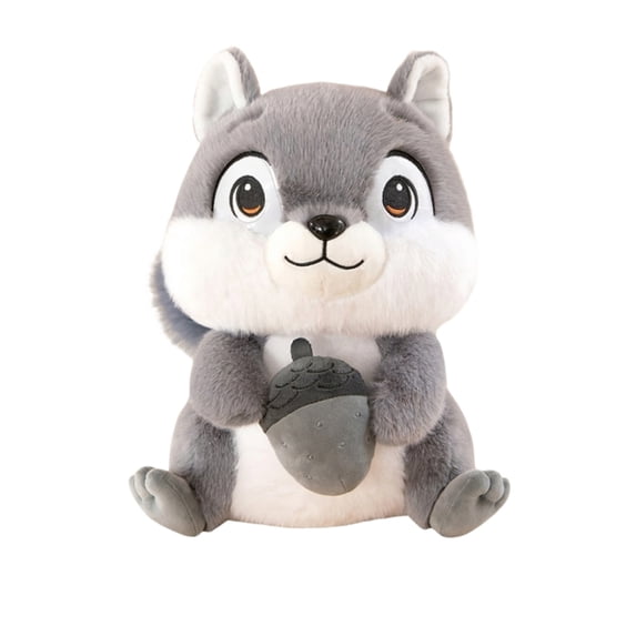 Squirrel Stuffed Animals Toys Plushies Soft Plush Toys for Kids Children Gift Collectible Animal Dolls Cute Baby Toy Interactive Pet Plaything