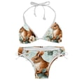 thumbnail image 1 of Squirrel Swimsuit Bikini Set with Detachable Sponge and Adjustable Strap, Two-Pack, for Beach and Pool Parties, 1 of 6