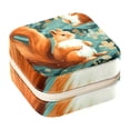 thumbnail image 1 of Squirrel Travel Portable Square Jewelry Box with Necklace Organizer, Earring Organizer, and Display Case - Ideal for Rings, Earrings, Necklaces, Bracelets, and More - Suitable for Girls and Women, 1 of 6