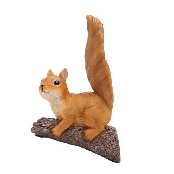 Squirrel Trees Huggers Outdoor Decoration Tree Squirrel Sculpture Sciuridae Statue Whimsicality Garden Peekers Yard Art