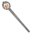 thumbnail image 1 of Squirrel Vintage Silver Lace-Edged Bookmark: Elegant Gift for Readers and Book Lovers - Book Marks and Accessories, 1 of 5