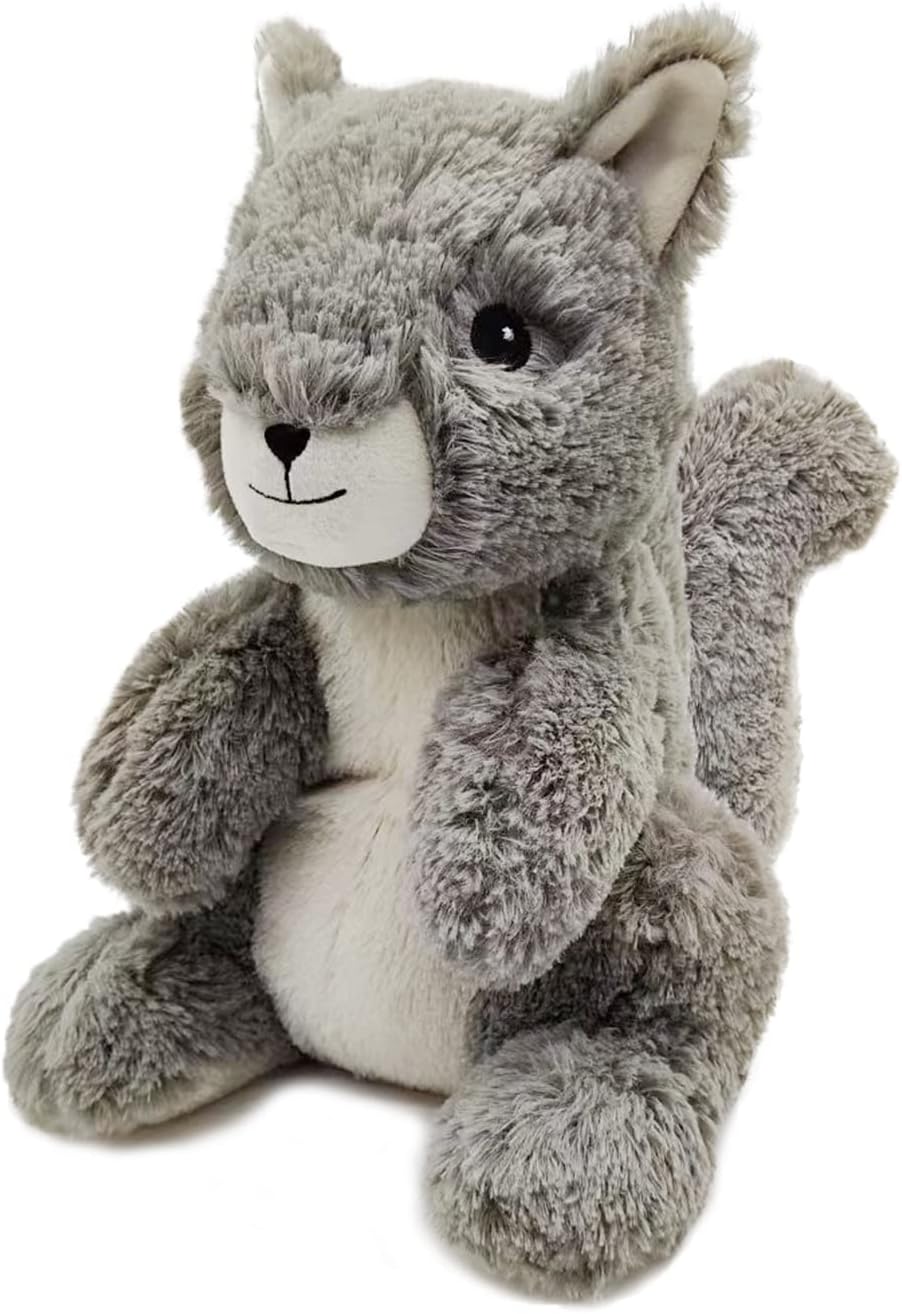 Squirrel Warmies Cozy Plush Heatable Lavender Scented Stuffed Animal ...